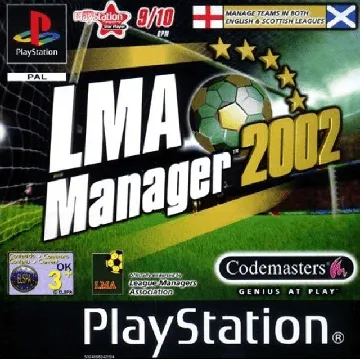 LMA Manager 2002 (EU) box cover front